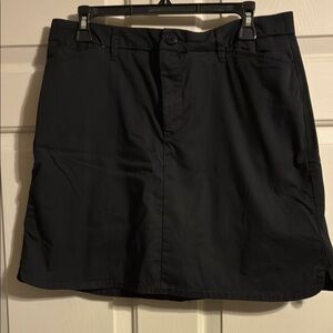 Croft & Barrow Black A-Line Mini Skort Casual